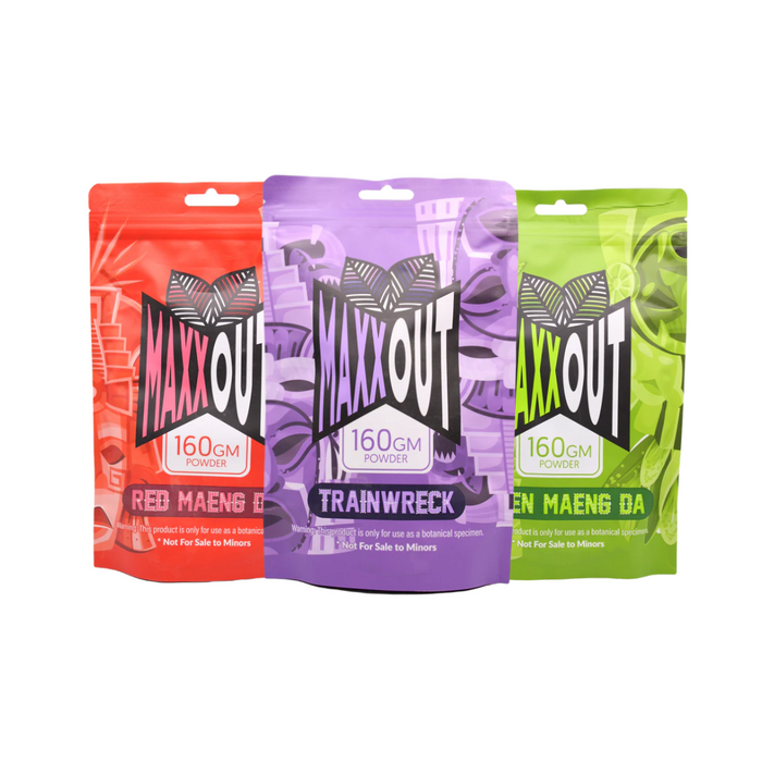 Maxx Out 160g Kratom Powder - Assorted Options