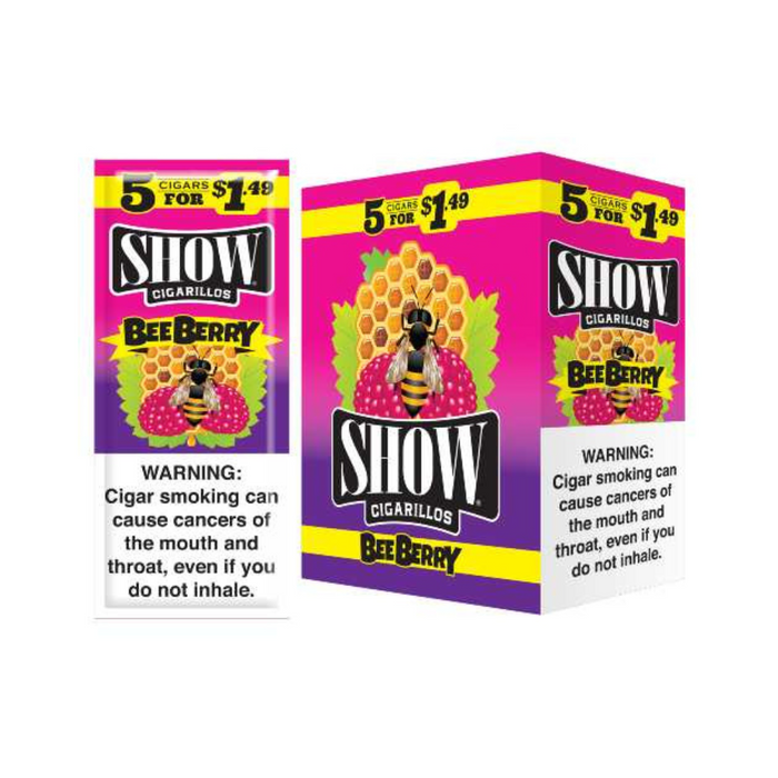 Show Cigarillos 5 for 1.49 – Assorted Flavors - 15 Count