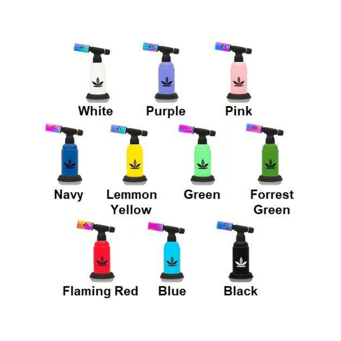 aLeaf 6" Dual Flame Blow Torch Lighter - Assorted Colors