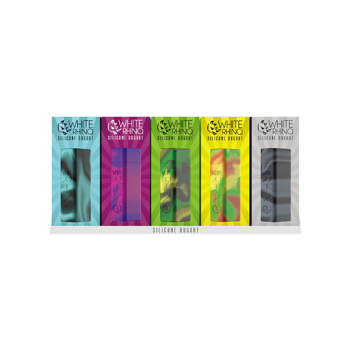 White Rhino Silicone Dugout Original – Assorted Colors - 20ct