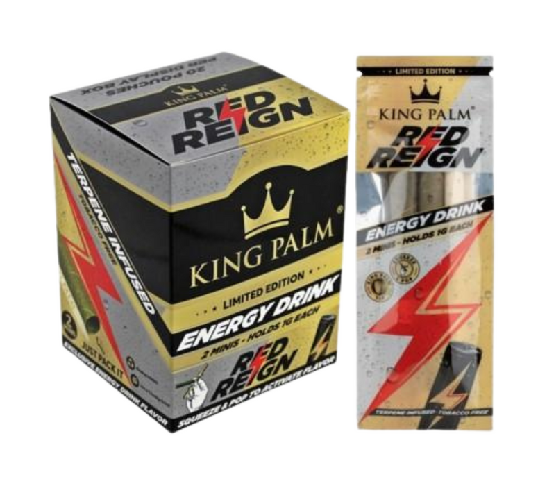 King Palm Red Reign (Energy Drink) 2 Mini Rolls - 20ct