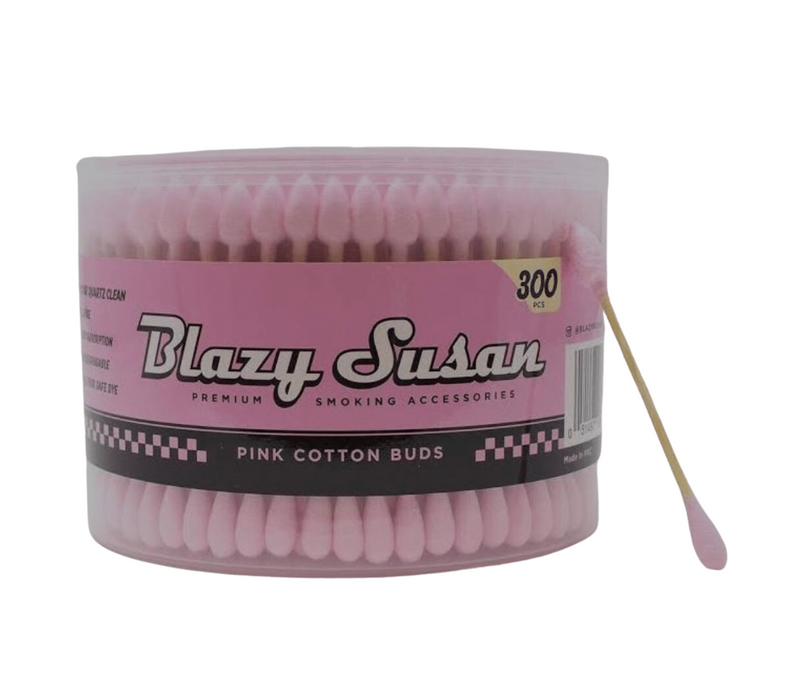 Blazy Susan Cotton Swabs 300ct - Assorted Colors