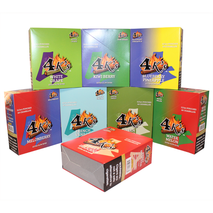 Good Times 4K’s Cigarillos 4/1.39– Assorted Flavors - 15ct