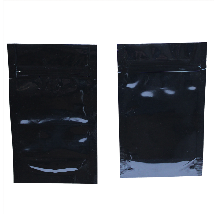 Mylar 1/4oz Tamper Evident Zip-Lock Exit Bag – Black