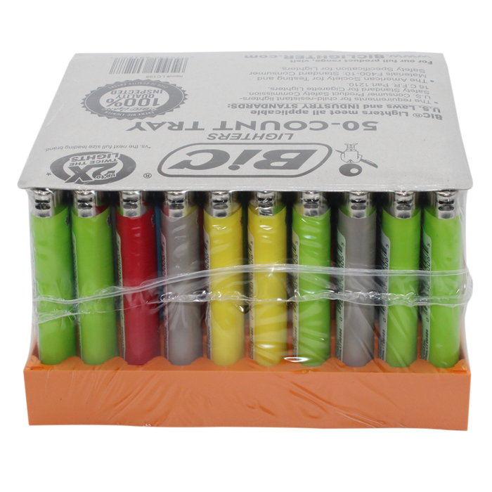 BIC Classic Lighters – 50ct Assorted Colors