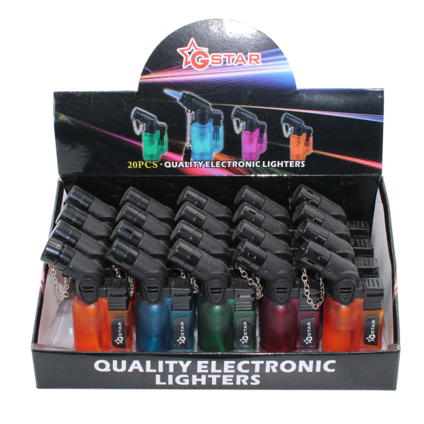 G Star Mini Torch Lighter - Assorted Colors – 20ct