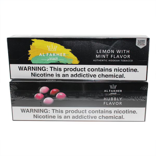 Al-Fakher Hookah Tobacco – 10 Pack / 50 Grams – Assorted Flavors