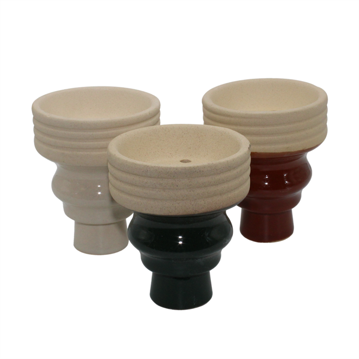 Clay Two-Tone Hookah Bowl