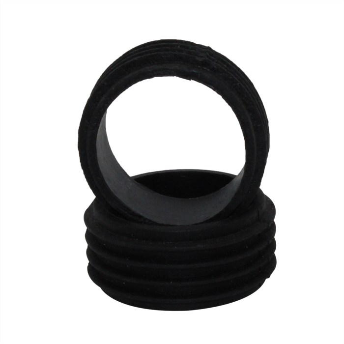 MYA QT Black Rubber Hookah Vase Grommet - 12ct