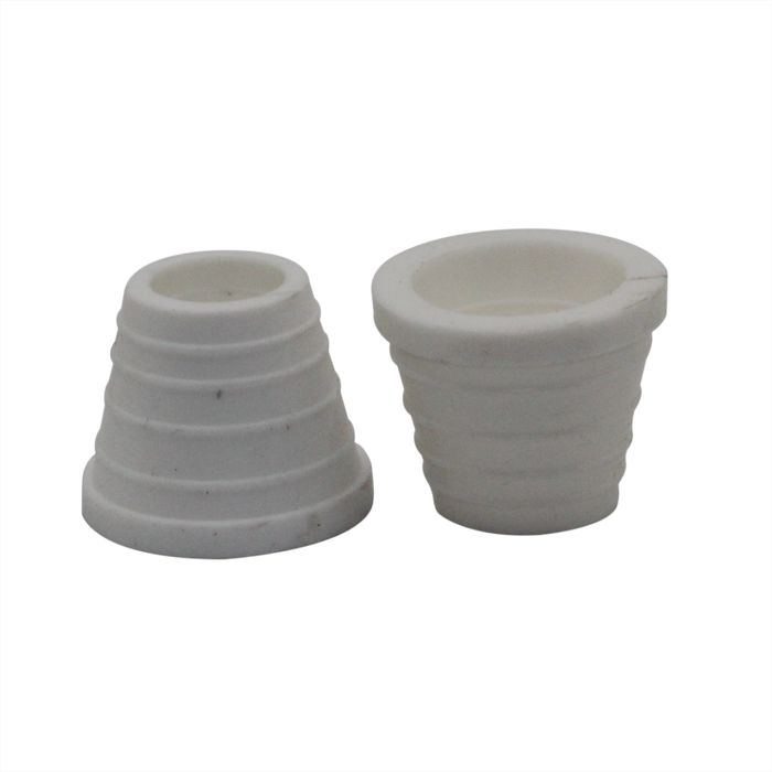 Ribbed White Rubber Hookah Bowl Grommet