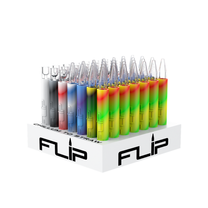 White Rhino Pyrex Flip Chillum – 49ct
