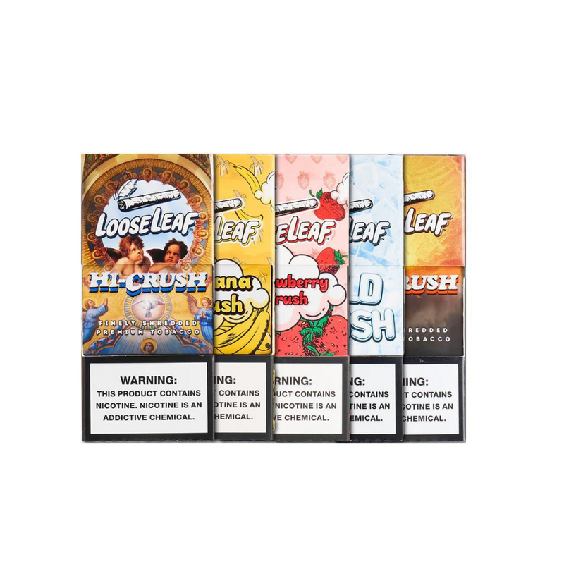 Loose Leaf Crush Wraps - Assorted Flavors - 30ct