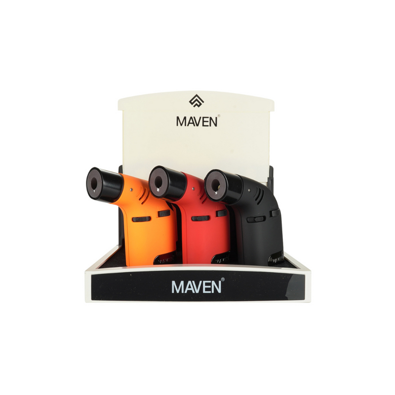 Maven Tusk Torch Lighter - Assorted Options - 6ct