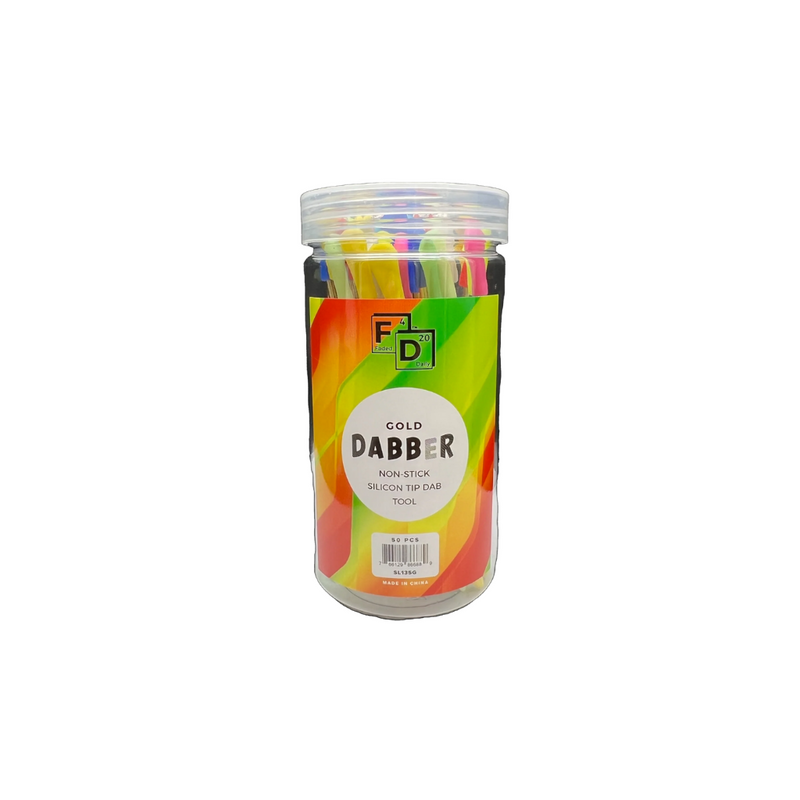 Dab Tools With Silicon Tip (gold) - 50ct