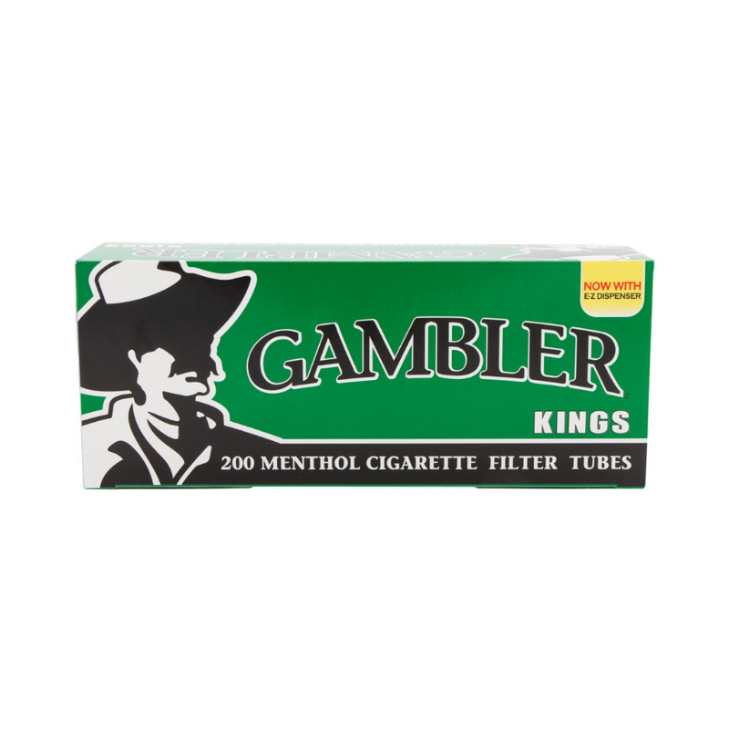 Gambler - Menthol Kings Filter Tubes - 200ct
