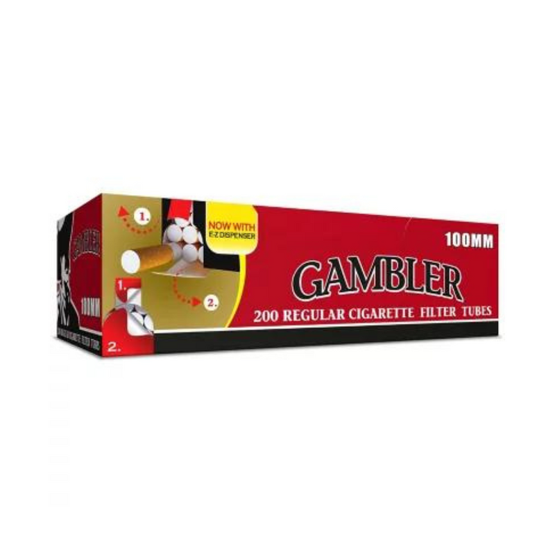 Gambler - 100mm Filter Tubes - Assorted Options - 5/200ct
