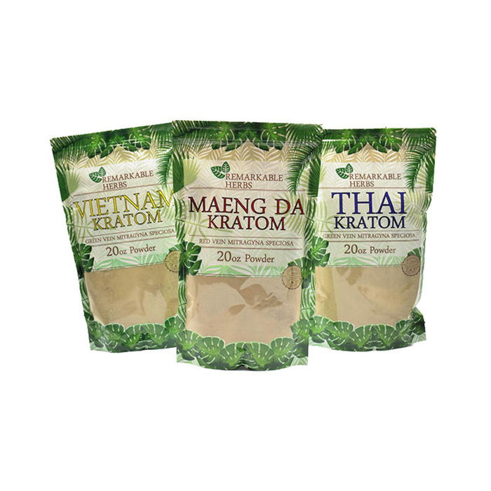 Remarkable Herbs 20oz Kratom Powder - Assorted Options