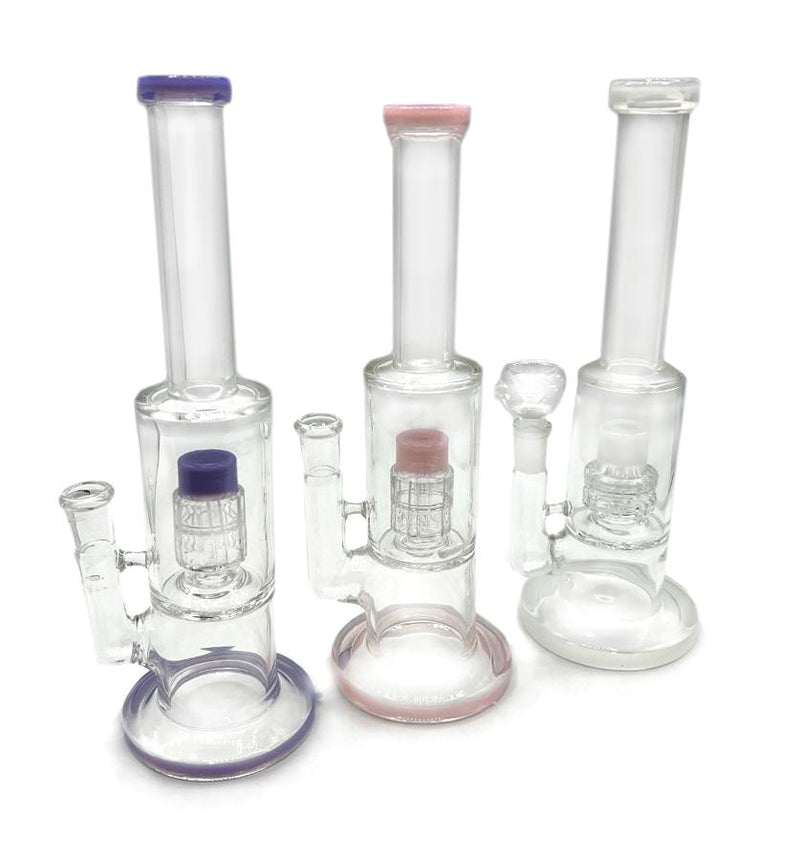 Wheel Perc Water Pipe - Assorted Colors