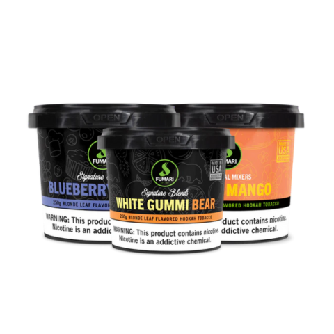 Fumari Hookah Tobacco – 250 Grams – Assorted Flavors