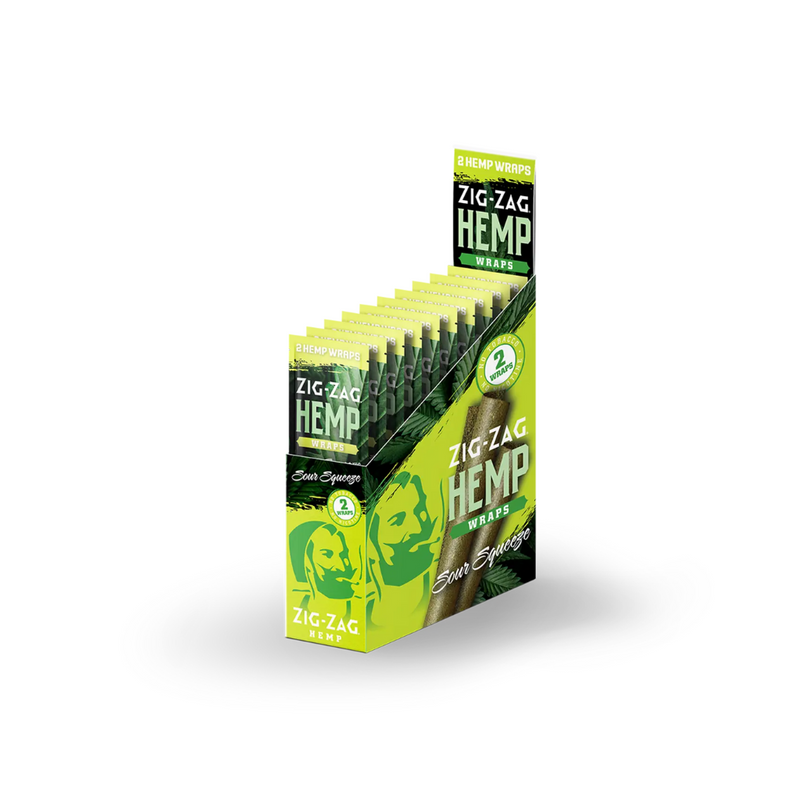 Zig-Zag Hemp Wraps - Assorted Flavors - 25ct