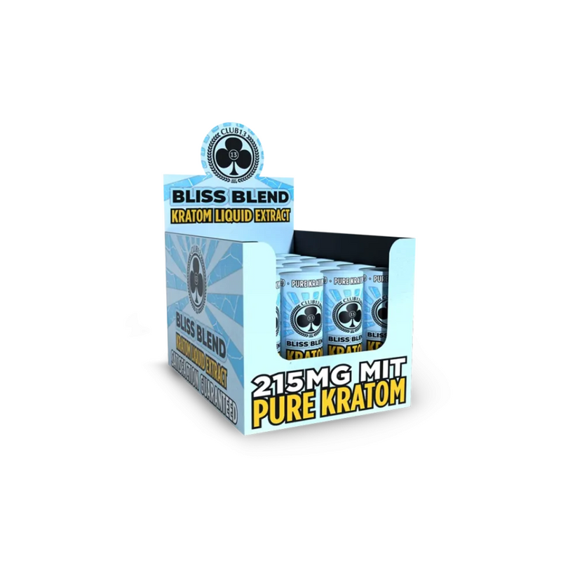 Club13 - 215MG MIT Kratom Liquid Extract Shot - Assorted Options - 24ct