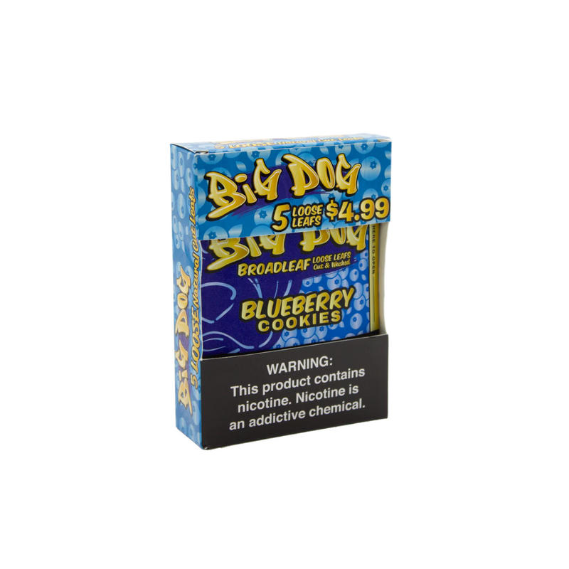 Big Dog 5X Pre-Cut Loose Leaf – Assorted Flavors - 8ct