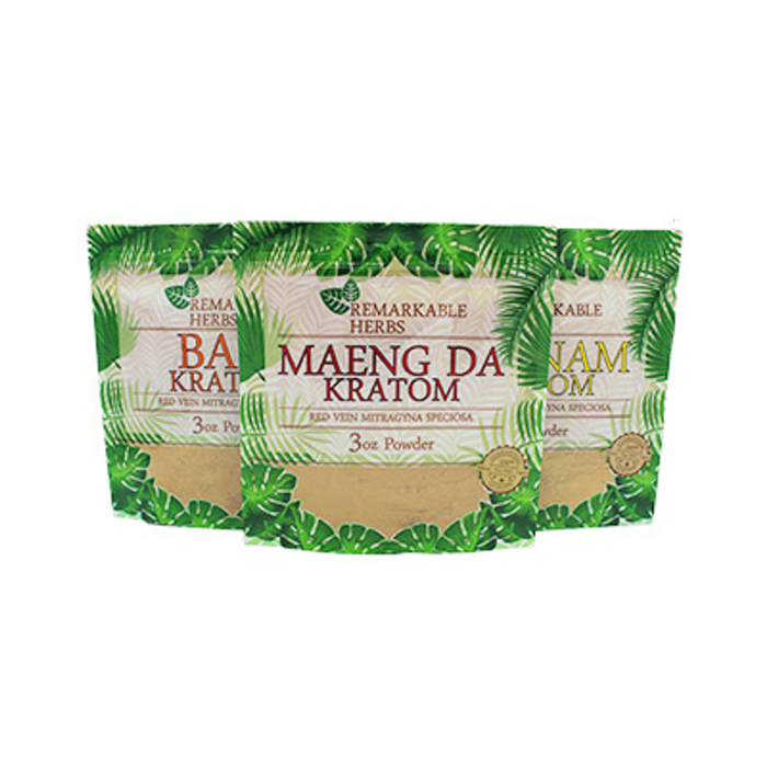 Remarkable Herbs 3oz Kratom Powder - Assorted Options