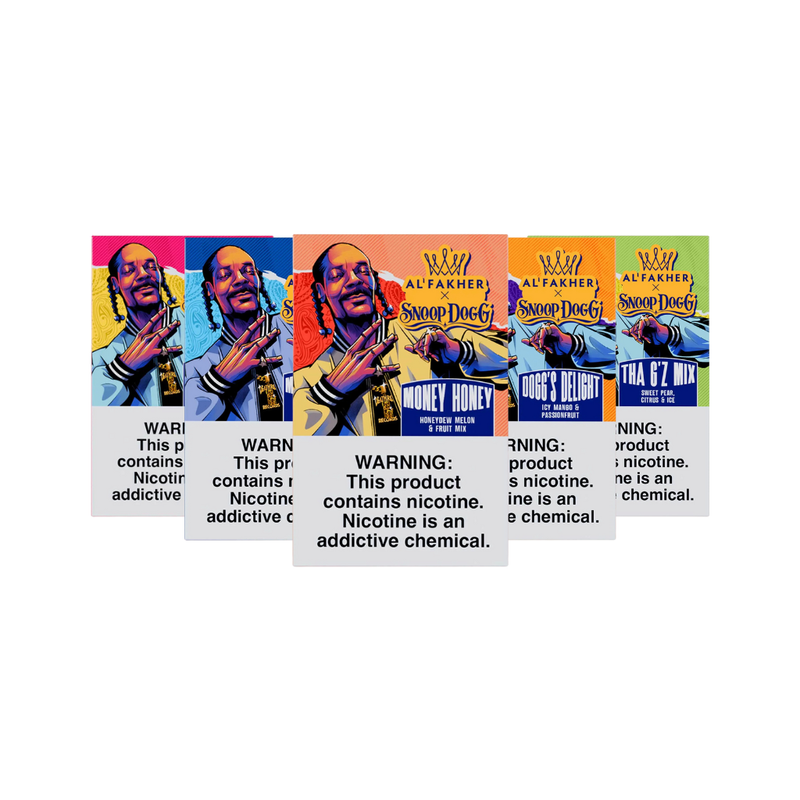 Snoop x Al-Fakher Hookah Tobacco – 10 Pack / 50 Grams – Assorted Flavors