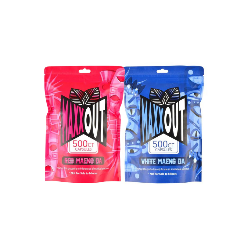 Maxx Out Kratom Capsules - Assorted Options - 500ct