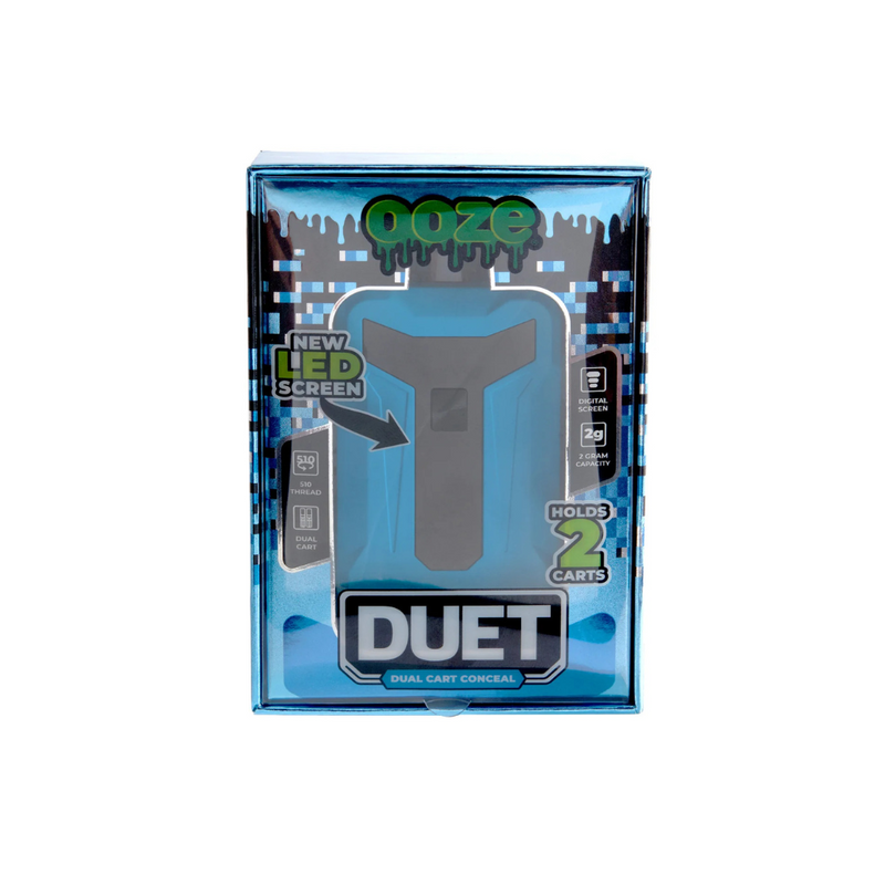OOZE Duet – 650 mAh Dual Cart Conceal Battery - Assorted Colors