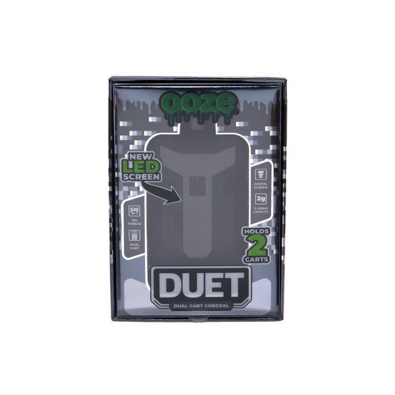 OOZE Duet – 650 mAh Dual Cart Conceal Battery - Assorted Colors
