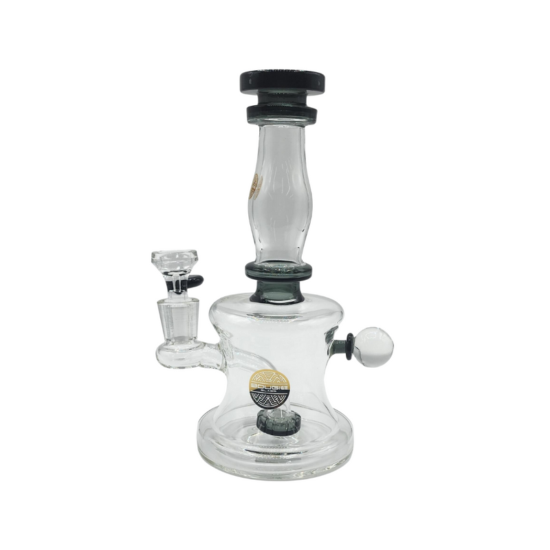 Bougie Glass 8" w/ Perc Water Pipe Bong - Assorted Colors