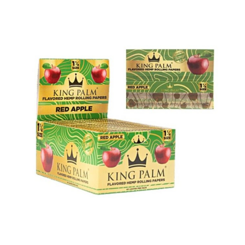 King Palm 1¼ Hemp Rolling Papers - Assorted Flavor - 22ct