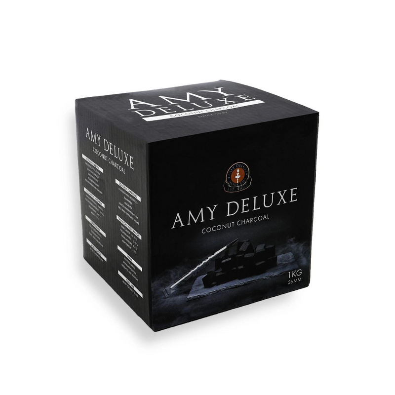 AMY Deluxe Coconut Hookah Charcoal – 64ct