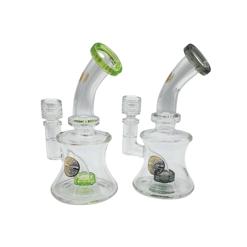 Bougie Glass 6" w/ Perc Water Pipe Bong - Assorted Colors