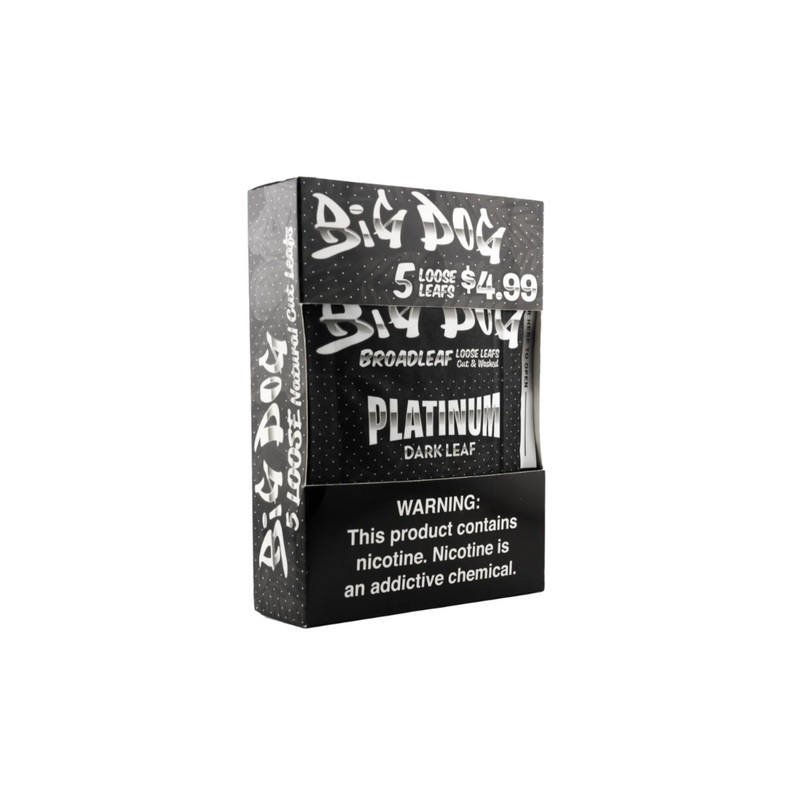 Big Dog 5X Pre-Cut Loose Leaf – Assorted Flavors - 8ct