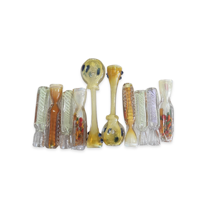 Fancy Thick Chillums - 12ct - Assorted Styles