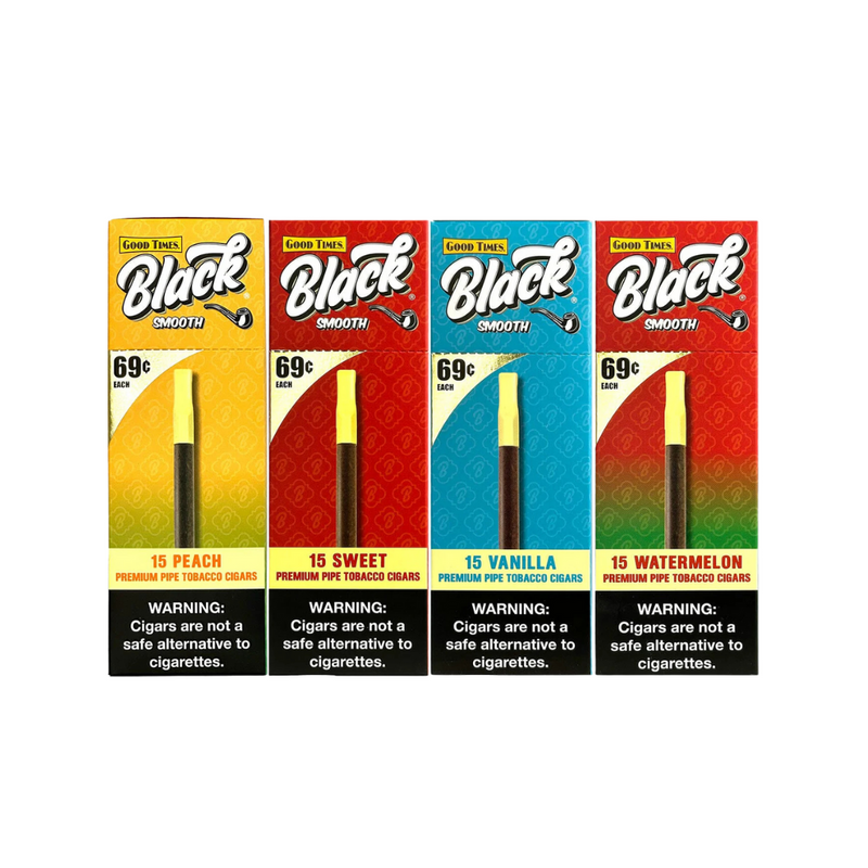 Good Times Black Smooth – Assorted Flavors - 15ct