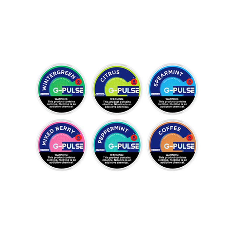 G-Pulse Nicotine Pouches - Assorted Flavors - 5ct