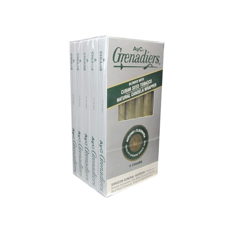 Grenadiers Cigars - Assorted Options - 5 packs of 6 - 30ct