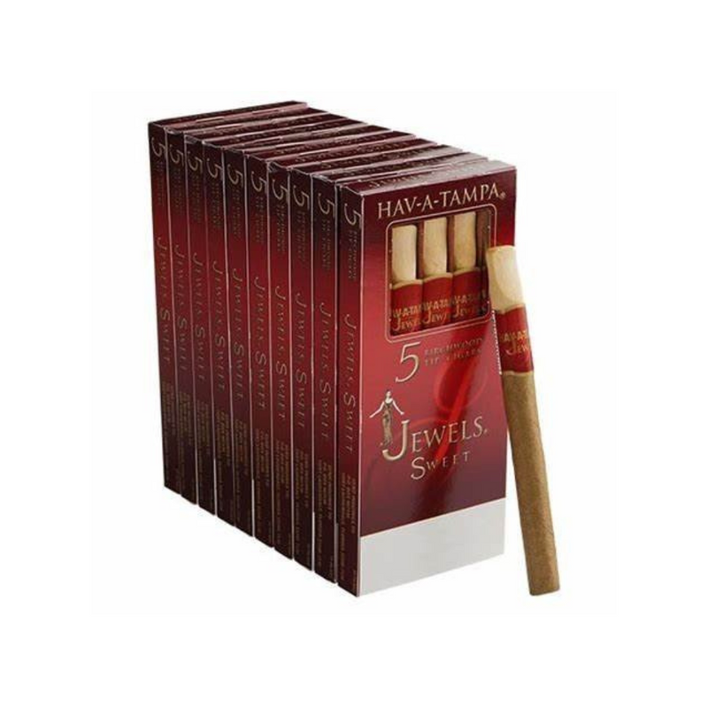 Hav-A-Tampa Jewels Cigars - Assorted Options - 5 packs of 10 - 50ct