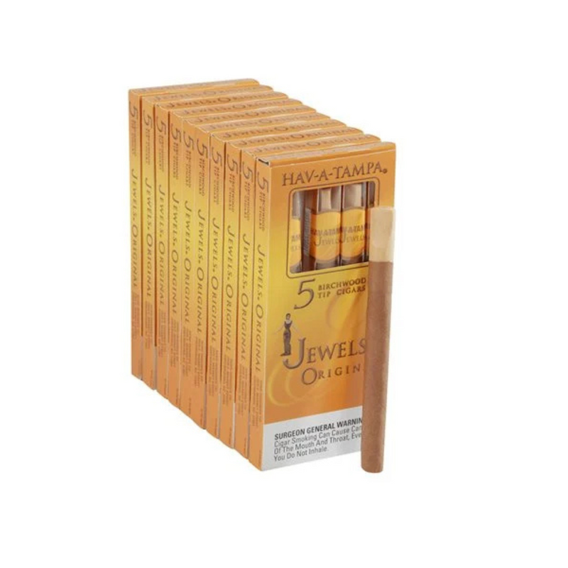 Hav-A-Tampa Jewels Cigars - Assorted Options - 5 packs of 10 - 50ct