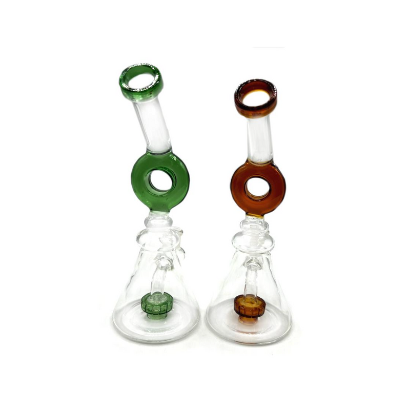 Finger Whole Design Water Pipe - Assorted Colors
