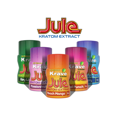 Krave Jule - Liquid Kratom Shots - Assorted Options - 24ct