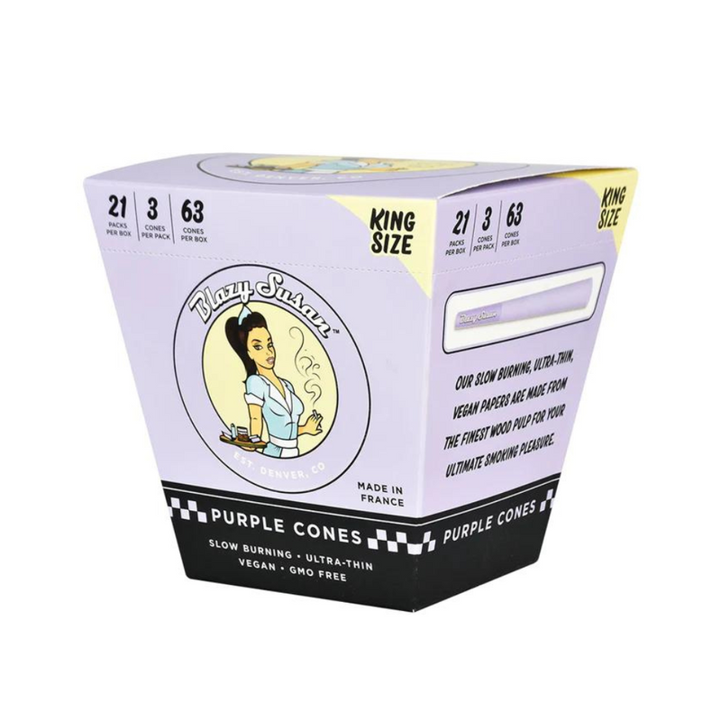 Blazy Susan King Size Cones - Assorted Colors - 21ct