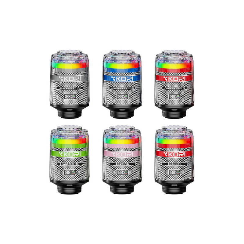 KORI Hookah Head 120K Disposable E-hookah 60ml 0.5% (120000 Puffs) -  Assorted Flavors