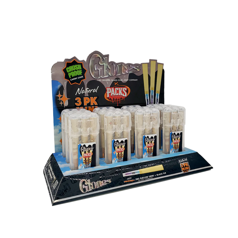 Packs x Glones 1¼ Mini Cones - Assorted Options - 3/12ct