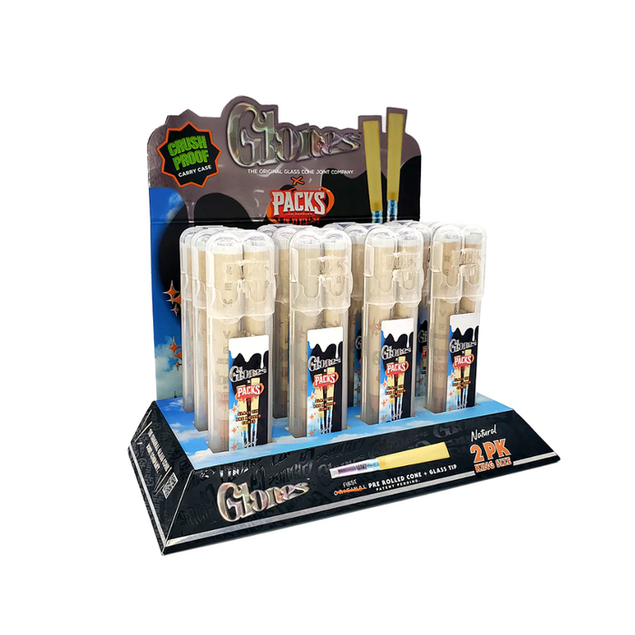 Packs x Glones King Size Cones - Assorted Options - 2/12ct