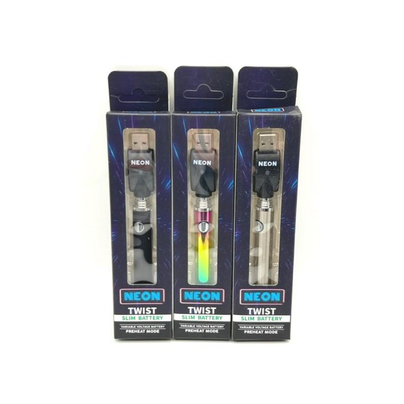 Neon Twist 510 Variable Voltage Cartridge Battery