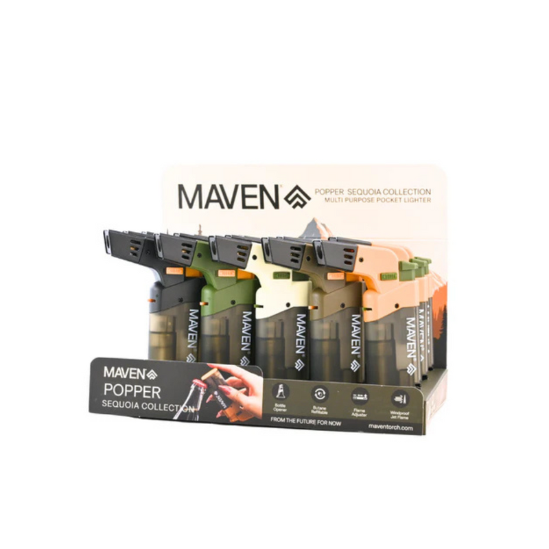 Maven Popper Sequoia Collection Pocket Lighter  - 15ct